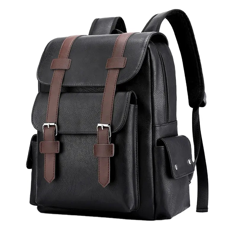 Leather Engraved Backpack