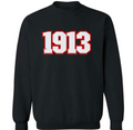 1913 embroidered crew