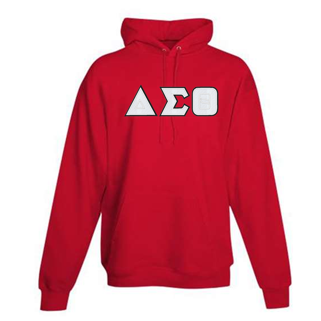 Delta Greek Letters Embroidered Sweatshirt