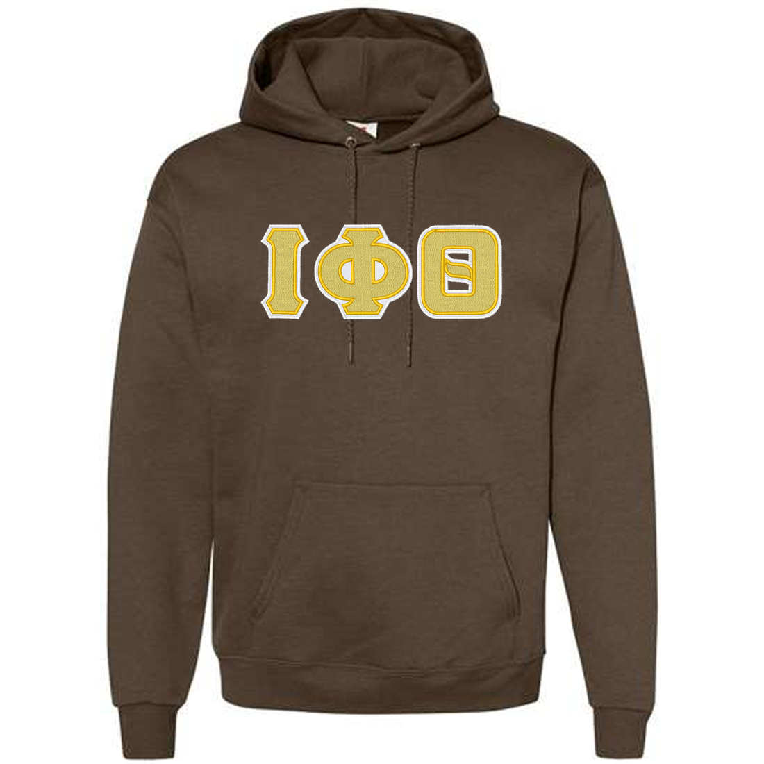 Iota Greek Letters Embroidered Sweatshirt