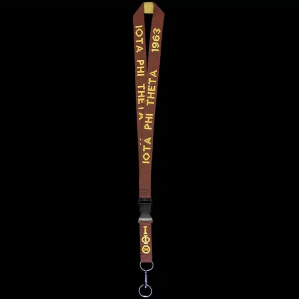 brown lanyard
