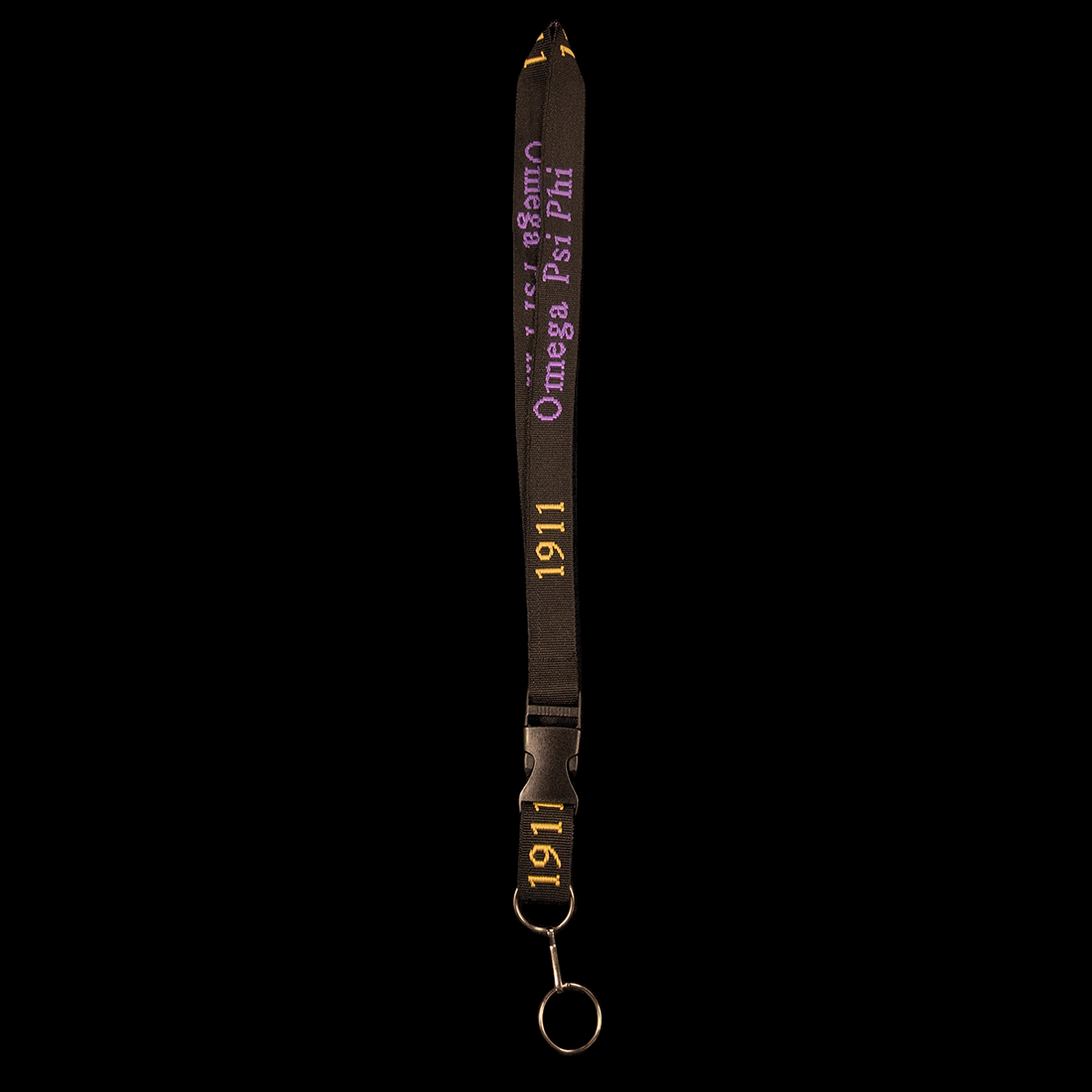 purple lanyard
