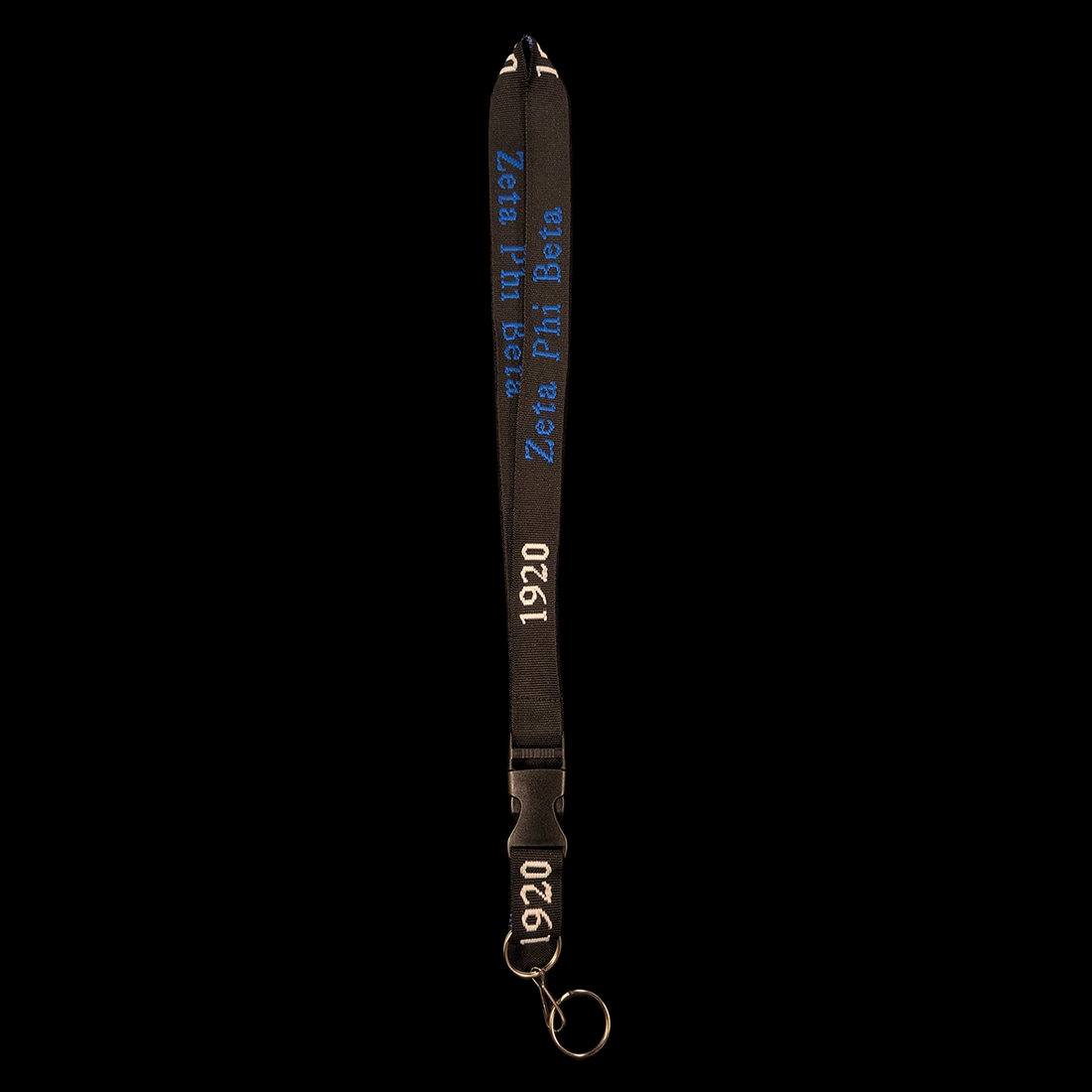 blue lanyard