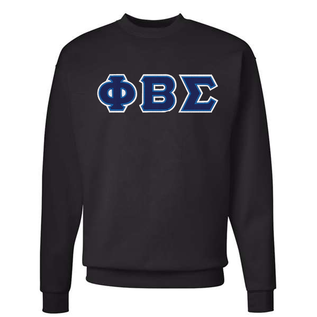 Sigma Greek Letters Embroidered Sweatshirt
