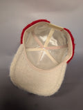 innerside of satin lined hat 
