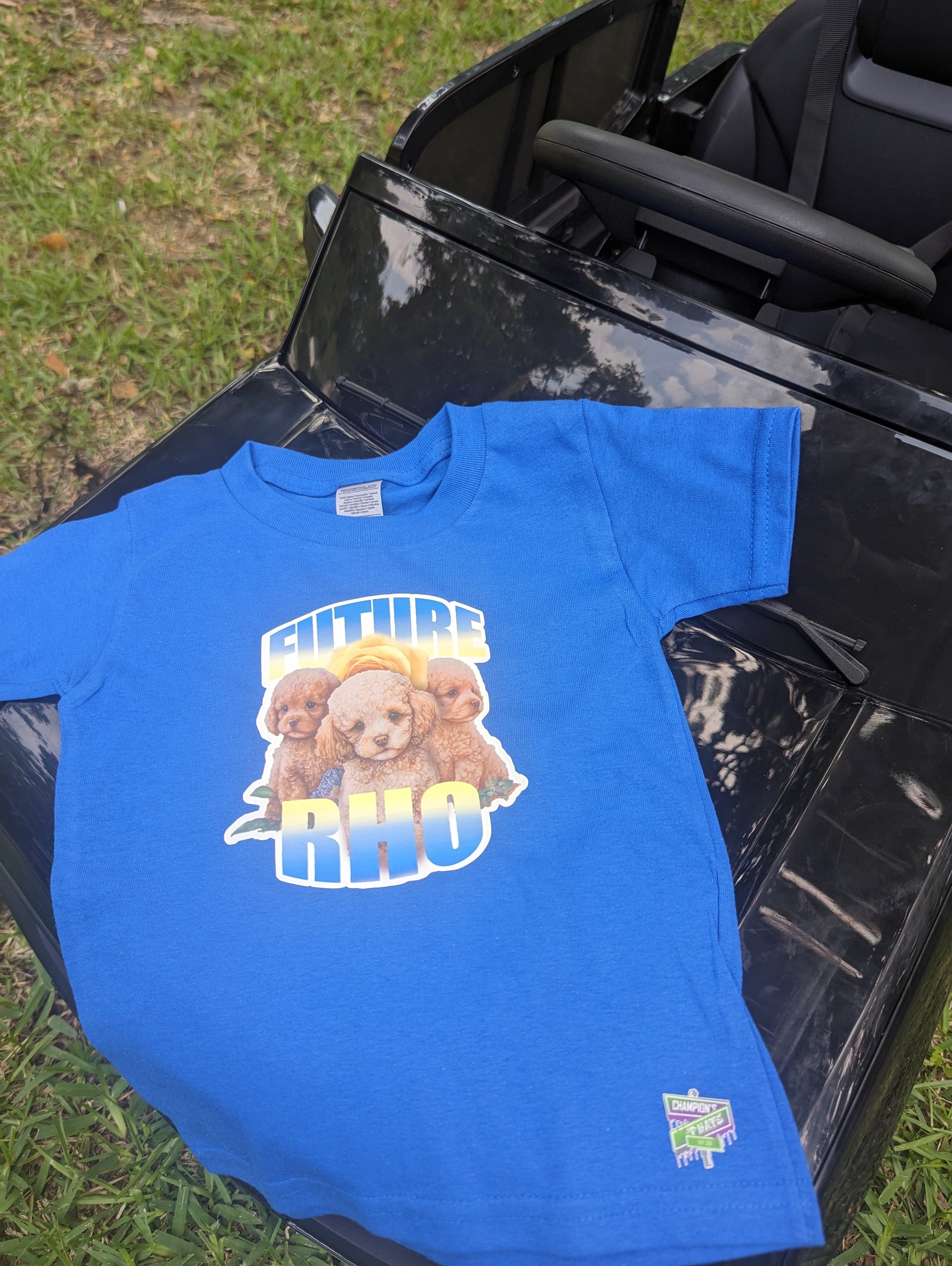 blue childrens future sgrho tee 