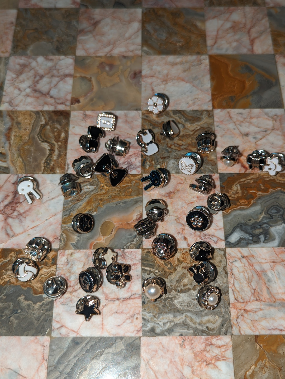 variety of pins