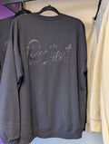 black crewneck 