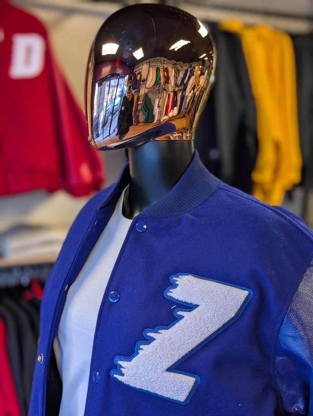 Zeta Big Motion Varsity Jacket