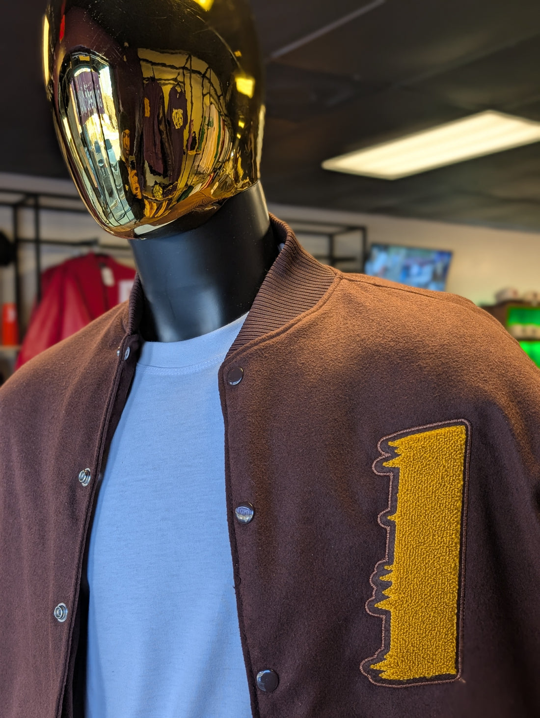 Iota Big Motion Varsity Jacket