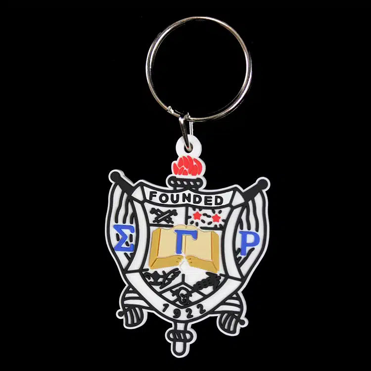 PVC keychain of the sgrho crest