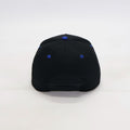 Black cap with blue 