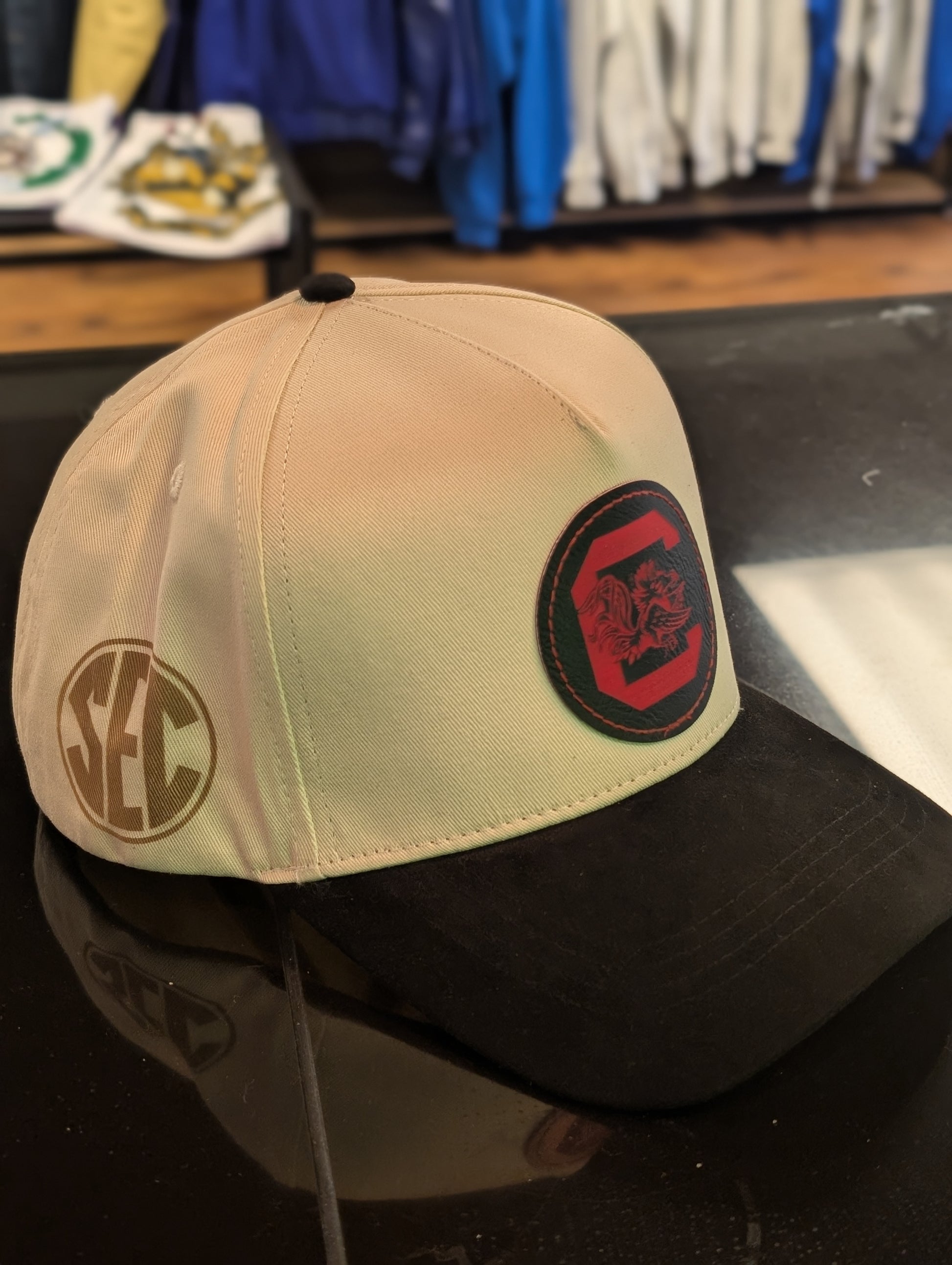 hat with usc gamecock and sec 