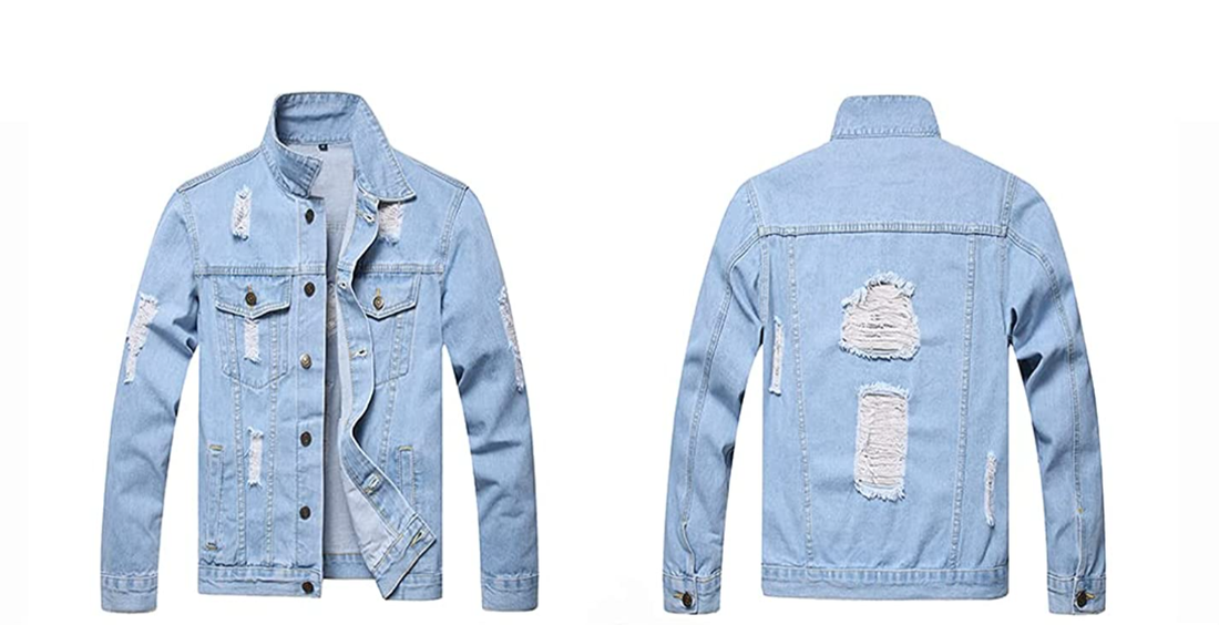 Distressed Denim Jacket